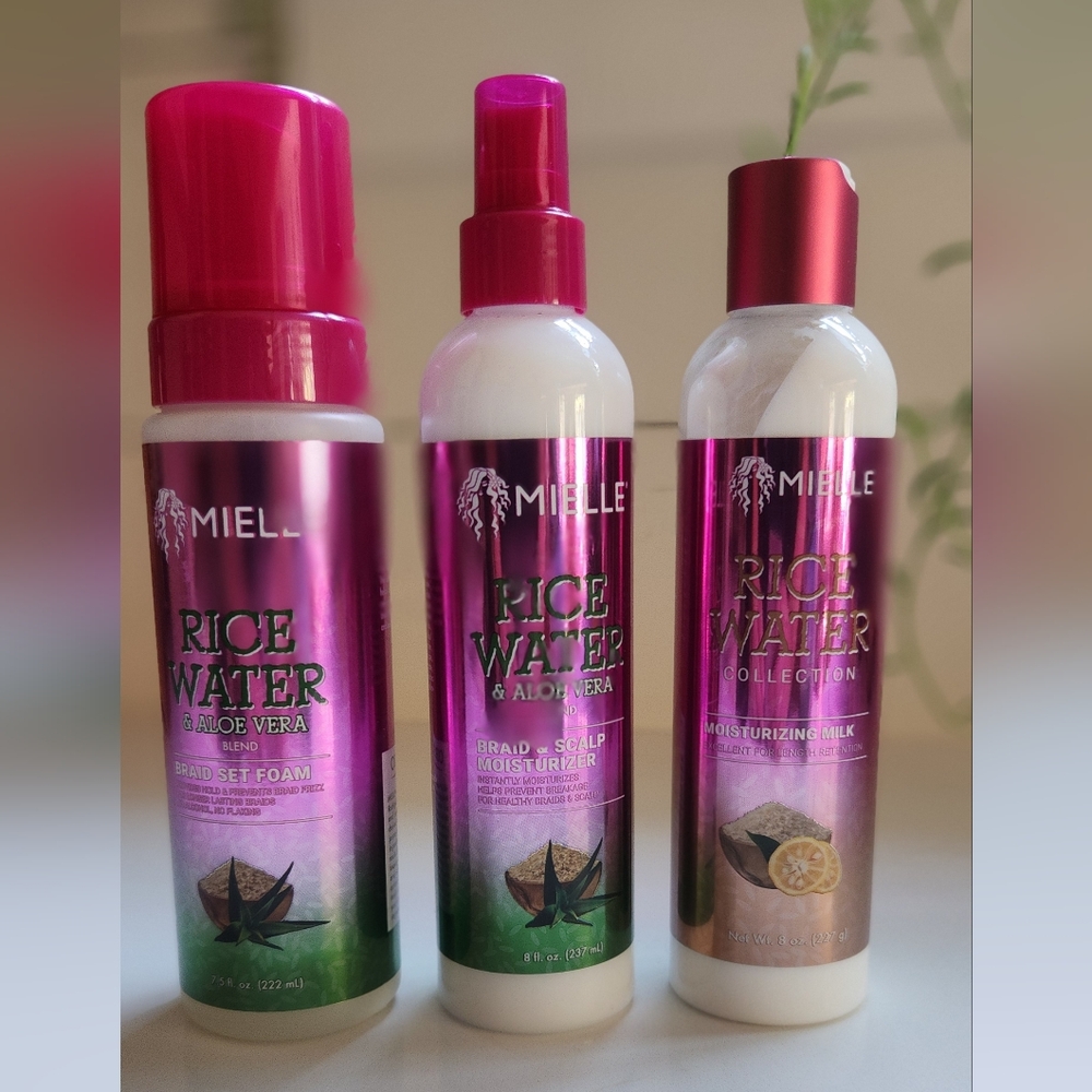 Mielle Rice Water & Aloe Vera Hair Treatment Set -